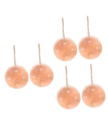 Yardwe 6 Pcs Pet Saline Pet Supplies Licking Salt Blocks Salt Licking Bricks Animal Mineral Saline 8.00X8.00X2.00CMx3pcs Pinkx3pcs