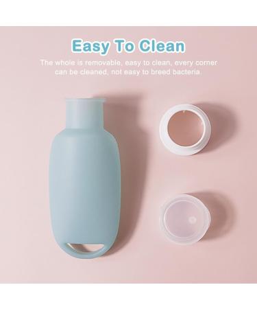 Divono 2stk Futtertube - Reusable 90ml Light Green Dog Feed Tube with Silicone Band & Carabiners | Perfect for Water & Food Storage - Buy Online on GoSupps.com