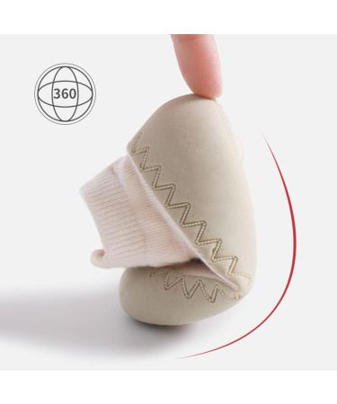 Soft Sole Toddler Sock Shoes for Boys and Girls 6-12 Months - Beige, First Walking Shoes with Grips - Buy Online on GoSupps.com