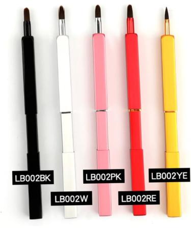 Didiseaon Lip Scrub Brush Lipstick Stick Travel Retractable Travel Makeup Brush 9.3*1cm Pink - Buy Online on GoSupps.com