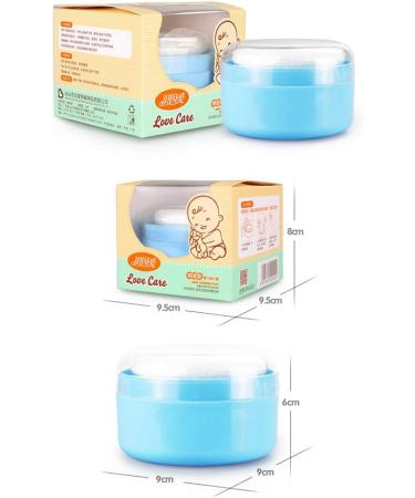 Empty Powder Puff Box with Bath Powder Puffs and Sifter - Healifty 1Set - Buy Online on GoSupps.com