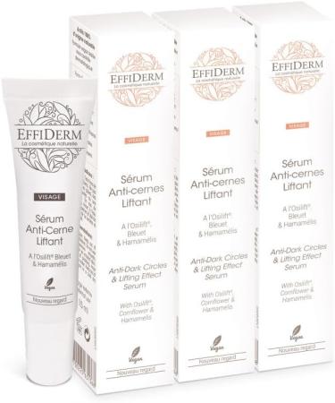 EFFIDERM - Anti-Dark Circle Lifting Serum - Instantly reduces wrinkles and fine lines - Reduces puffiness and dark circles - Restructuring and anti-wrinkle properties - Patented active ingredient - 100% natural origin - Buy Online on GoSupps.com