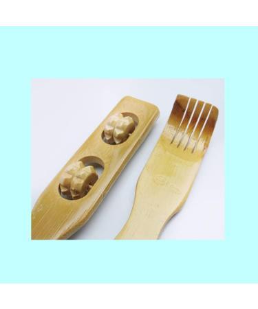 Natural Bamboo Back Scratcher - Traditional Finger-Like Design for Itching Relief & Body Massage | International Shipping Available - Buy Online on GoSupps.com