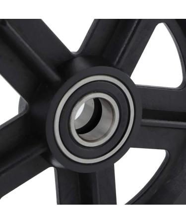 Zinklegation American Barn Door Hanging Rail Pulley Track Roller Kit - Black Wardrobe Hardware for Home Use - Buy Online on GoSupps.com