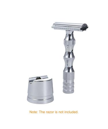 Jemora Men's Manual Shaver Stand | Aluminum Alloy Safety Razor Base - Premium Shaver Accessories in Silver | International Shipping Available - Buy Online on GoSupps.com