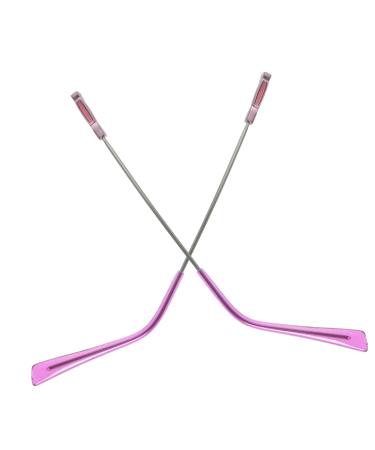 Gleavi glasses 1 pair of glasses made of metal glasses arm legs of universal glasses bracket replacement bars for an replacement of the glasses hinge Brille part Violet replace glasses frames 13.5x0.6cm