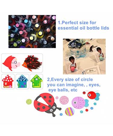 2PCS Circle Punch 1inch+ 5/8inch Hole Punch Shapes Paper Punch Circle Cutter for Paper crafts Scrapbook Punches Bottle Caps for Crafts Earring Card Craft Punch for Nail Strips Whole Puncher(16mm+25mm) 2PCS circle 16mm+25... - Buy Online on GoSupps.com