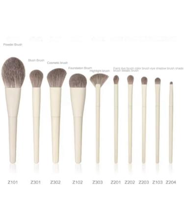 Xptieeck 10 Sets of Makeup Brushes Brushes Makeup Brushes Beginners' A Full Brushes - Buy Online on GoSupps.com