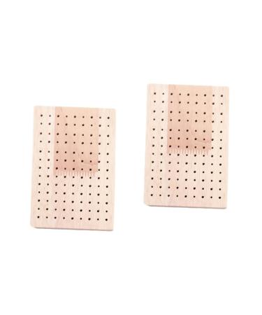 Artibetter 2pcs Keychain Jewelry Holder Unfinished Wood Pegboard Store Wooden Foundation Earrings Pendant Body mediumx2pcs As Shownx2pcs