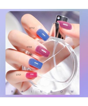24 Bottles Rainbow Gel Polish UV Nail Set IBDGEL Brand Soak Off Nails Professional DIY Gel Rich Colour Glitter Nail Gel - (Color: Pick 24 pcs) - Buy Online on GoSupps.com