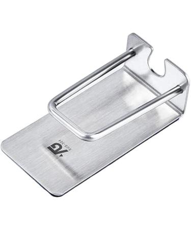 MagiDeal 2x Stainless Steel Toothbrush Holder - Home Bathroom Sticky Cup Rack for Easy Organization - Buy Online on GoSupps.com
