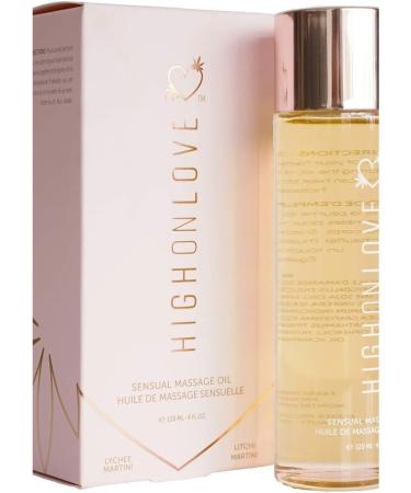 Buy High on Love Sensual Massage Oil - Lemongrass | International Shipping Available - Buy Online on GoSupps.com