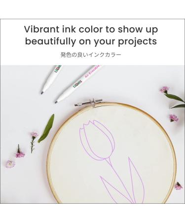 LEONIS Pink Disappearing Ink Fabric Marking Pen 5 Count Pack 78009 - Buy Online on GoSupps.com