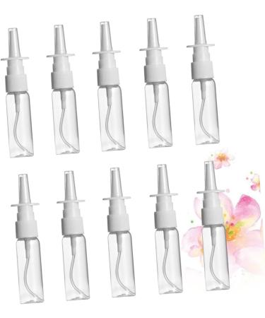 FRCOLOR 10pcs Empty Nasal Spray Bottles - Travel Containers for Lotion, Essential Oils, and More - 13x2.5cm Transparent - Buy Online on GoSupps.com
