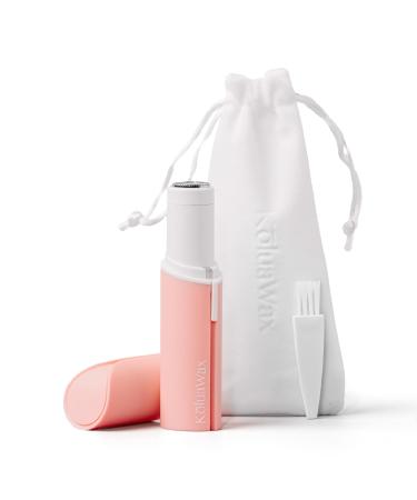 KoluaWax Face Razor for Women - Shaver for Peach Fuzz Eyebrow Upper Lip & More - Gentle Nick-Free Facial Hair Removal - Stainless Steel Blades Built in Light & Travel Ready Tool