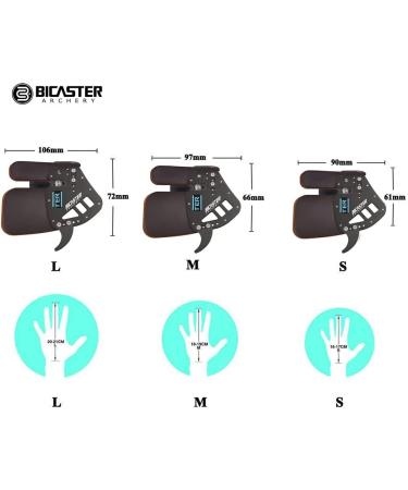 BICASTER ASA Finger Tab Cowhide Face + Aluminum Plate - Small Right Handed - Buy Online on GoSupps.com