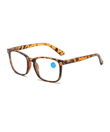 Iynwbjts retro-anti-blue lighting glasses high-resolution reading glasses for old men men's spring legs (color: tortoiseshell frame size: 2.50) 2.50 Tortoiseshell frame