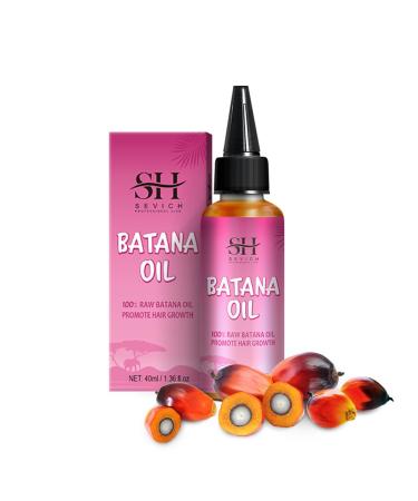 SEVICH 100% Natural Batana Oil for Hair Nourishment: Repair Damaged Tresses Promote Hair Growth Suitable for All Hair Types - 1.36 fl.oz 1.36 Fl Oz (Pack of 1)