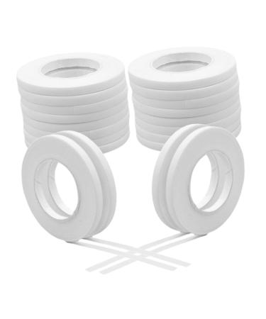 Beatifufu 30 Rolls Eyelash Tape Fake Lashes False Eyelashes Fake Eyelashes Eyelash Tape for Lash Extensions Eye Makeup Tape Extension Belt White Non-woven Fabric Miss Microporous