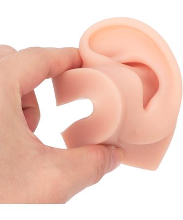Reusable Silicone Ear Model - Flexible Fake Ear for Jewelry Exhibition & Acupuncture - 1 Pair - Buy Online on GoSupps.com