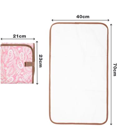 Lekebaby Foldable Travel Changing Mat - Willow Branch Pink - Buy Online on GoSupps.com