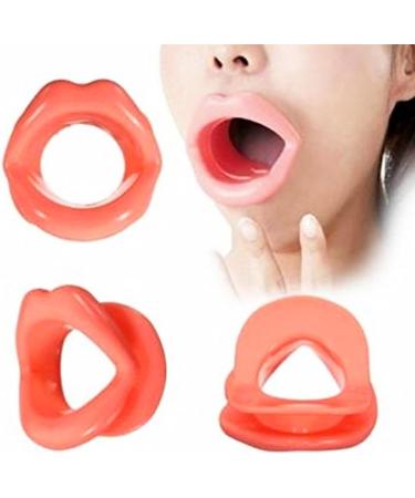Lips Trainer Silicone Rubber Facial Mouth Muscle Tightener Face Lifting Beauty Tool Silicone Rubber Face Slimmer - Buy Online on GoSupps.com