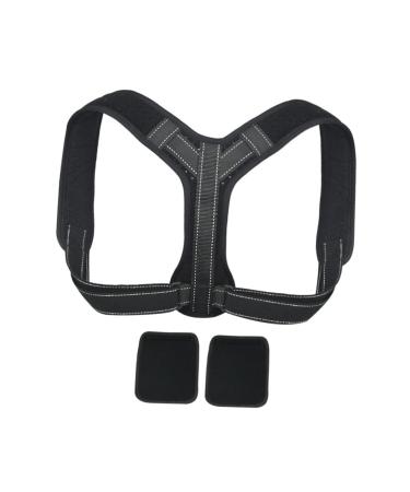 FOMIYES 1 Set Belt Brace for Posture Adjustable Straps Posture Strap Shoulder Brace Retainer Holder Accessory Ribbon Portable Power Supply 24x17cm Black