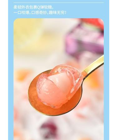 Peeled fruit juice gummies 108g/box lychee mango grape flavored soft candy delicious fudge chewing candy healthy candy wedding candies casual desserts dim sum snacks gift pack (Mixed Flavors 8box) Mixed Flavors 8box - Buy Online on GoSupps.com