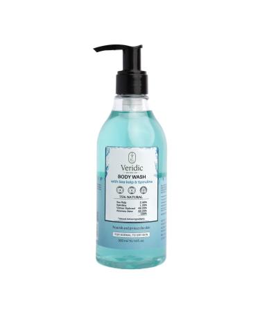 Sea Kelp & Spirulina Bio Marine Body Wash - 100% Natural Cruelty-Free Paraben & Sulphate Free for Healthy Glowing Skin - 300 ML - Buy Online on GoSupps.com