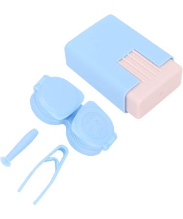 Buy Portable Contact Lens Box with Tweezers & Remover Stick - Dustproof Travel Kit (Blue) for Home & Gift - Buy Online on GoSupps.com
