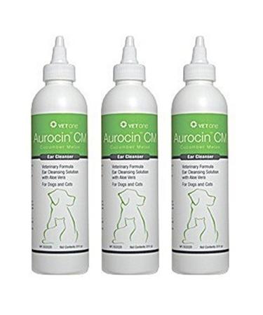 3 Pack! Aurocin CM Ear Cleanser, 8 oz