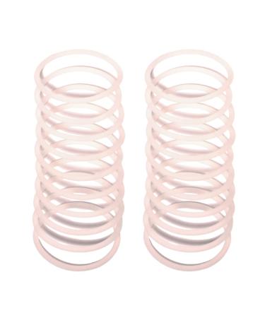 Mia Silkies Hair Ties  Silicone Hair Elastics Lasts 10 Times Longer Than Rubber Bands  Ponytail Holders for Thick Hair  Women  Teens  Athletes  Girls - Translucent Clear Color 2pks/20pcs - Buy Online on GoSupps.com