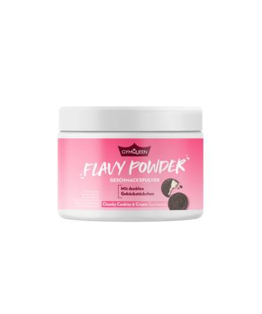 Gymqueen Flavy Powder 250g taste powder chunky cookies & cream low -calorie flavor powder for sweet baking and refining food rich in fuels chunky cookies and cream 250 g (1 Pack)