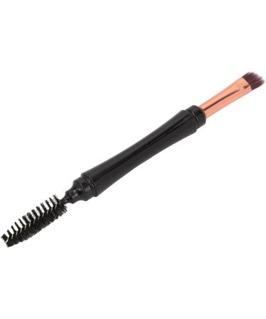 Double Ended Eyebrow Brush with with Covers Angled Brush Spiral Brow Brush Portable Flat Head Makeup Brush Eye Shadow Brush Smudge Brush Cosmetic Brush - Buy Online on GoSupps.com