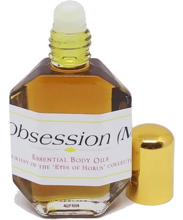Obsession - Type For Men Scented Body Oil Fragrance Roll-On - Brown - 1/2 oz. - ID#23081 0.5 Fl Oz (Pack of 1)