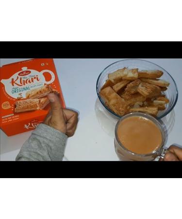 Haldiram's Original Khari 200g (Pack of 2) | Crispy Flaky Biscuits | Authentic Indian Tea-Time Snack - Buy Online on GoSupps.com