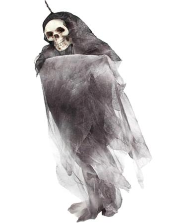 Spooky Skull Doll Halloween Decoration | Scary Hanging Ornaments & Skeleton Decor - Perfect for Outdoor & Indoor Halloween Fun - Buy Online on GoSupps.com