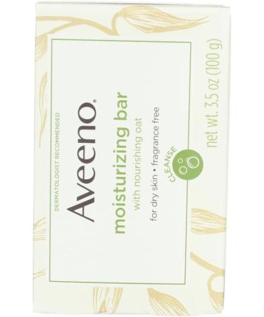 Aveeno Gentle Moisturizing Bar Facial Cleanser for Dry Skin - 3.5 oz (Pack of 4) - Buy Online on GoSupps.com