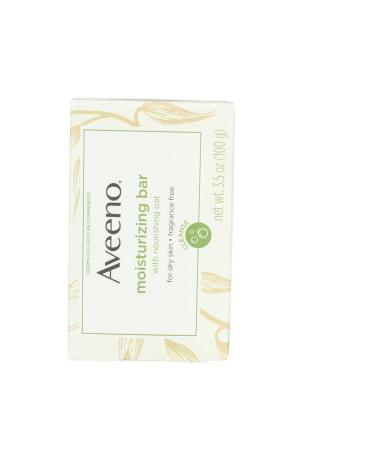 Aveeno 3.5 oz Moisturizing Bar for Dry Skin (Pack of 3) Fragrance Free - 99g - Buy Online on GoSupps.com