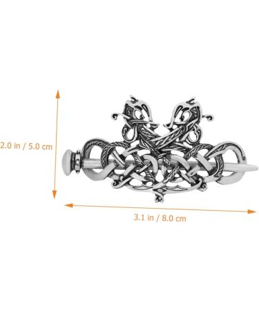 Angoily Viking Knot Hairpin Vintage Hair Accessories for Women Decorative Hair Clips for Women Bridal Hair Clip Chopstick Hair Womens Hair Accessories Miss Hair up Alloy Metal - Buy Online on GoSupps.com