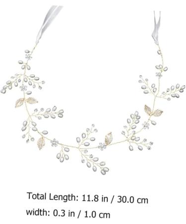 Didiseaon 1pc Headband Wedding Accessory Bride Headdress Bride Hair Wedding Shiny Headdress Bride Shiny Headdress Delicate Headdress Fashion Headdress Fashion Bride Headwear Pearl Headdress - Buy Online on GoSupps.com