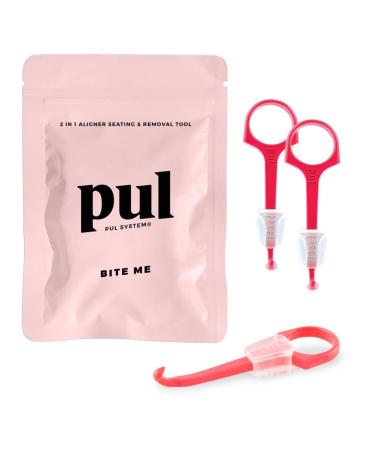 PUL System Aligner Chewies and Removal Tool Combo for Invisalign and Aligner - Pack of 3