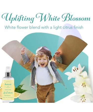 Boiess White Blossom Cologne for Moms, Babies & Kids 8.5 FL Oz | Natural Eau de Cologne with Clean & Fresh Scent | Gentle Fragrance for Soft & Sensitive Skin - Buy Online on GoSupps.com