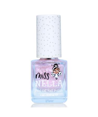 Miss Nella Magical Collection Glitzer Nail Polish Set for Kids | 4 Non-Toxic Peel-Off Colors: Pink Red Gold & Blue | Water-Based Odorless - Buy Online on GoSupps.com
