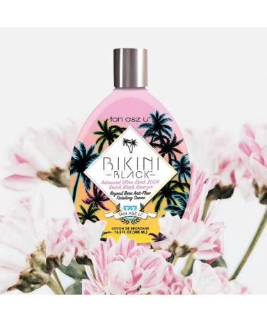 Tan Asz U Bikini Black 200x Bronzer - Advanced Ultra-Dark Tanning Lotion 13.5 oz for Deep Lasting Color | International Shipping Available - Buy Online on GoSupps.com