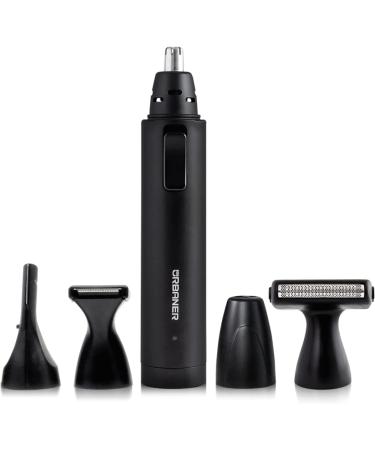 URBANER Nose Hair Trimmer for Men - Japanese Motor USB Rechargeable IPX8 Waterproof 4-in-1 Grooming Set Ear & Eyebrow Trimmer Portable Electric Shaver Perfect Gift MB-990 - Buy Online on GoSupps.com