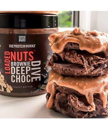 THE PROTEIN WORKS Flavored Peanut Butter - THE PROTEIN WORKS - Brownie and Chocolate Chunks - 500g - Buy Online on GoSupps.com