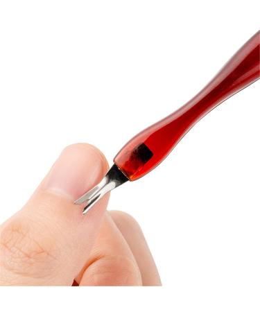 Professional Cuticle Cutter Set - IFrich Nail Skin Knife & V-Blade Trimmer - 2 Pieces Cuticle Remover & Pusher for Flawless Nails - Buy Online on GoSupps.com