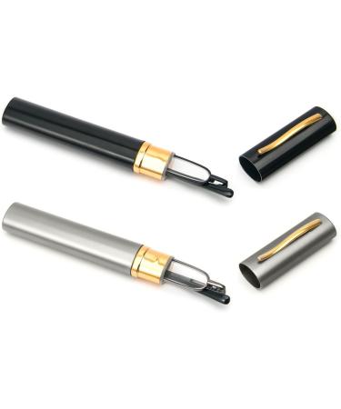 KoKoBin 2-Pack Mini Slim Reading Glasses - Spring Hinge Metal Visual Aids for Unisex +2.0 with Cases - International Shipping Available - Buy Online on GoSupps.com