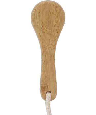 Manual Face Brush Portable Wooden Soft Bristles Cleansing Facial Brush for Facial Body Massage Cleaning Care - Buy Online on GoSupps.com